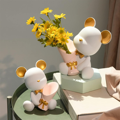 BloomBear – Oso Decorativo con Flores