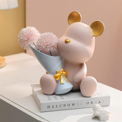 BloomBear – Oso Decorativo con Flores